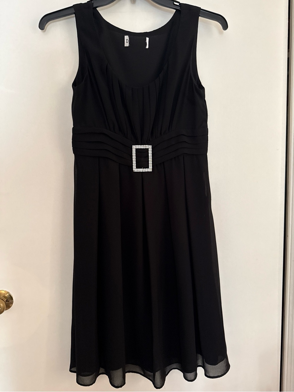 Danny And Nicole Women’s Size 8 Dress Black Cocktail Formal Gems Sparkly